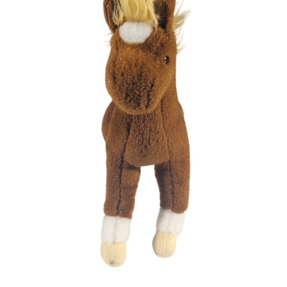 Douglas Plush Toy 8" Brown Horse Cuddle Toys 4542 Polyester Stuffed Animal